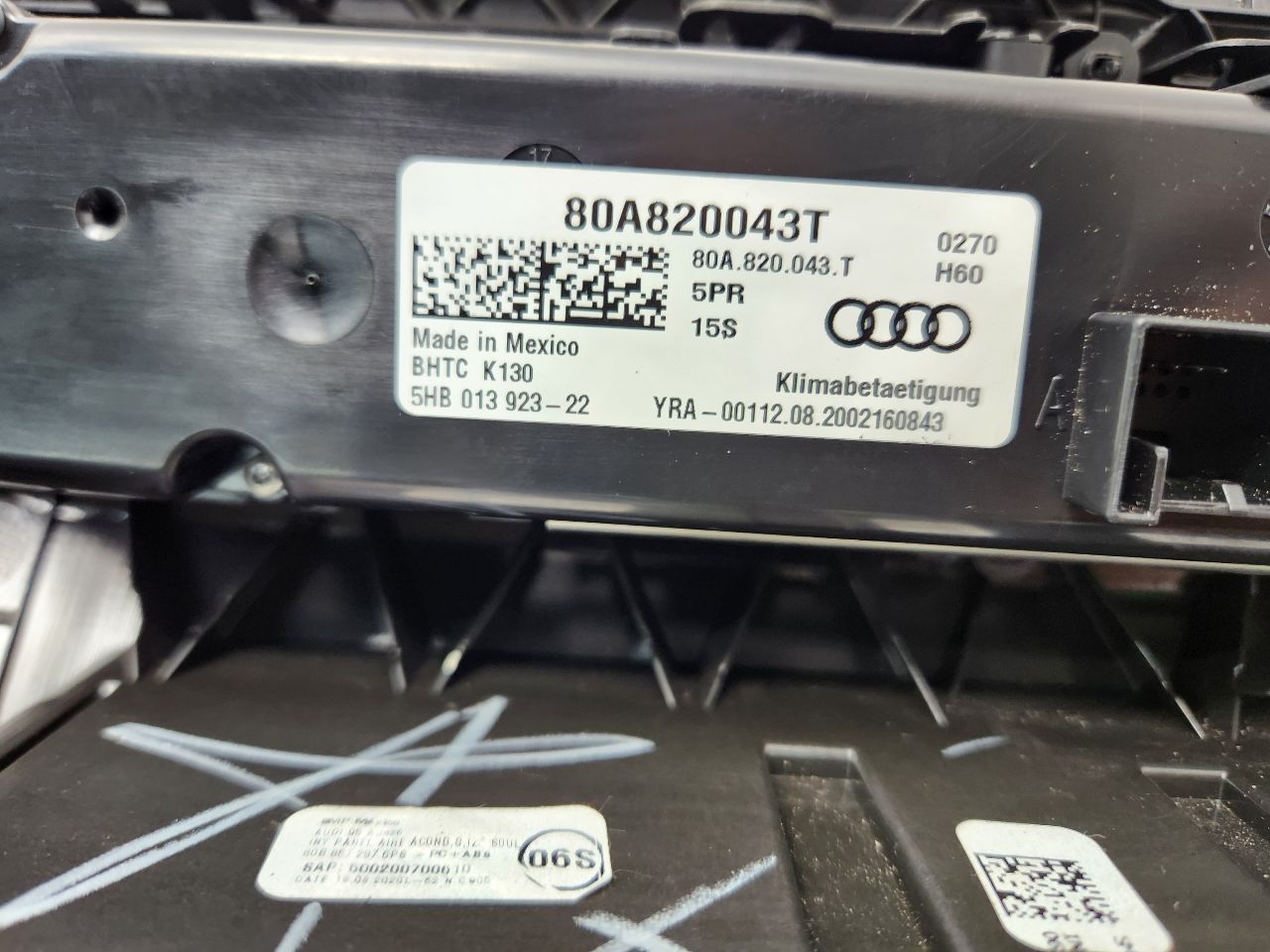2020 AUDI SQ5 TEMP CONTROL - 484390 — photo 3