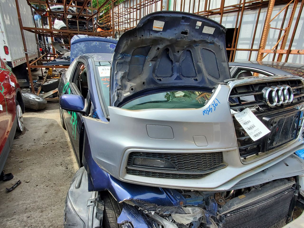 2016 AUDI A4 BUMPER ASSY, FRONT - 484547 — photo 2