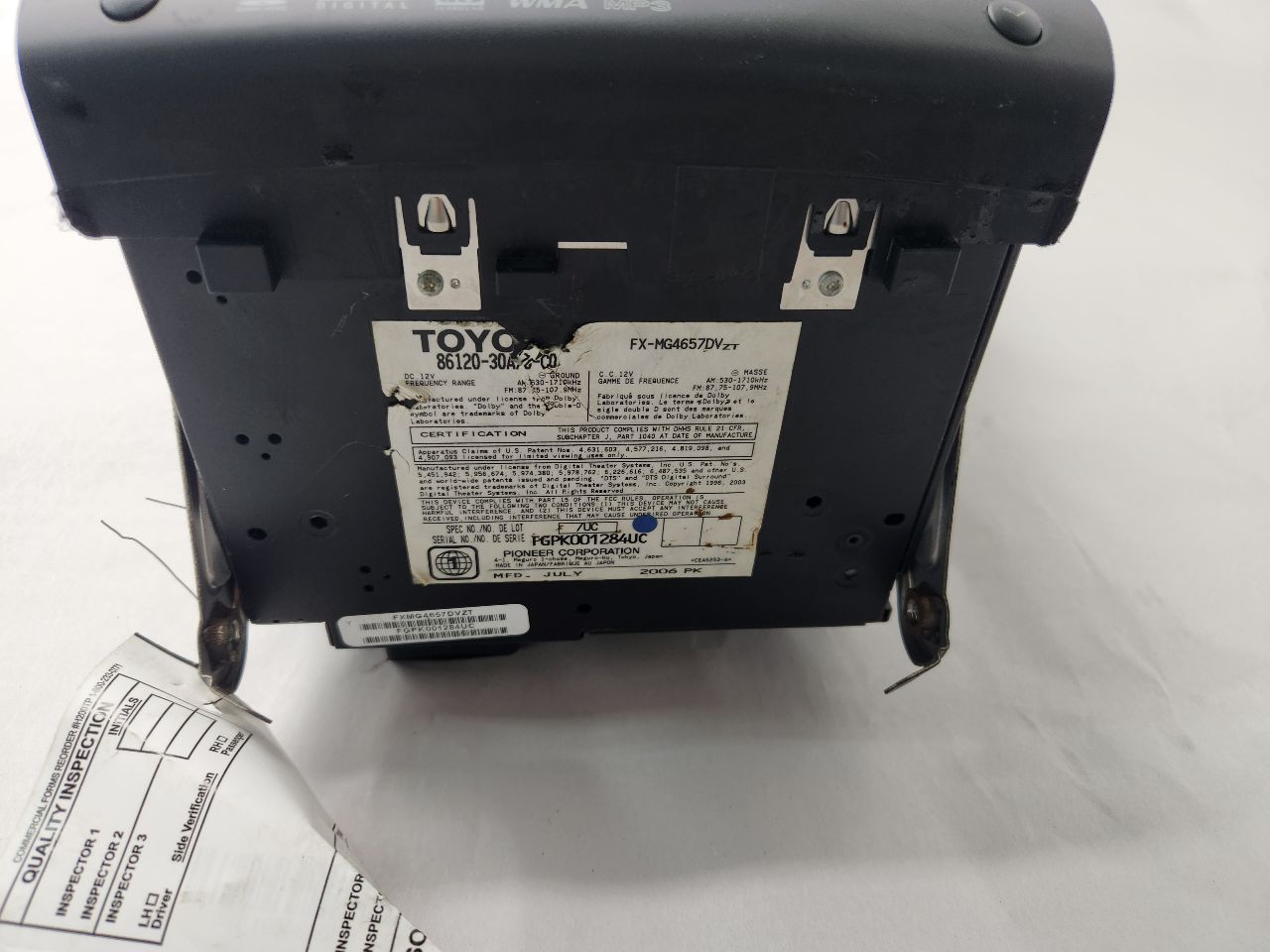 2007 LEXUS GS450H 6cyl Hybrid 3.5 liter Radio Audio - 484691 — photo 2