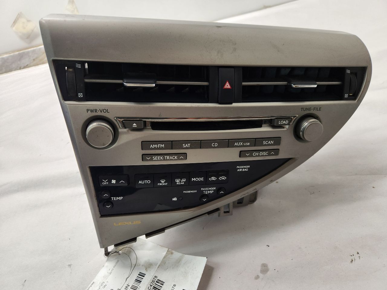 2010 LEXUS RX350 6cyl Gasoline 3.5 Radio Audio - 484711