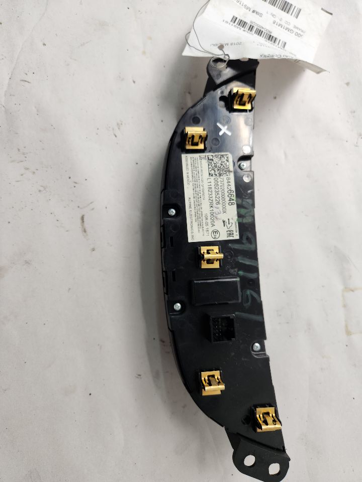 2018 CHEVROLET MALIBU TEMP CONTROL - 485026