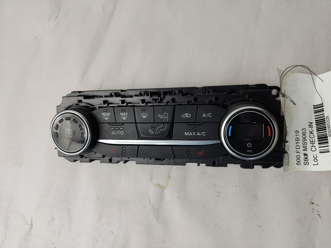 2019 FORD ECOSPORT TEMP CONTROL - 485328