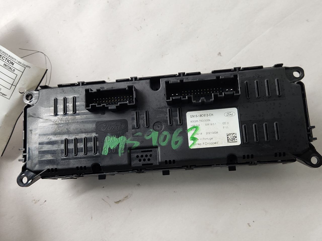 2019 FORD ECOSPORT TEMP CONTROL - 485328 — photo 4