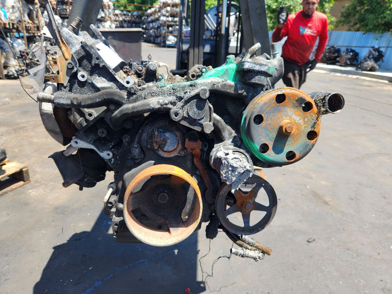 2018 GMC SIERRA 1500 PICKUP ENGINE ASSEMBLY - 485347 — photo 2