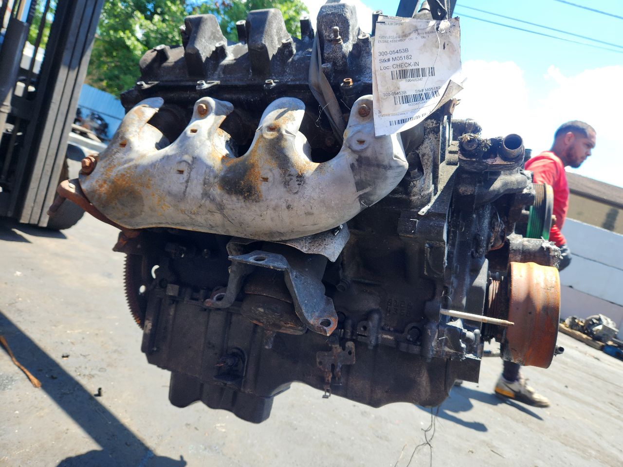 2018 GMC SIERRA 1500 PICKUP ENGINE ASSEMBLY - 485347 — photo 3