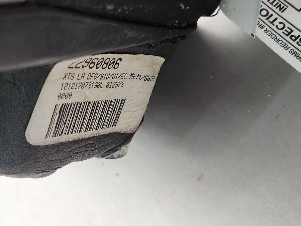 2013 CADILLAC XTS Left SIDE VIEW MIRROR - 485373 — photo 2