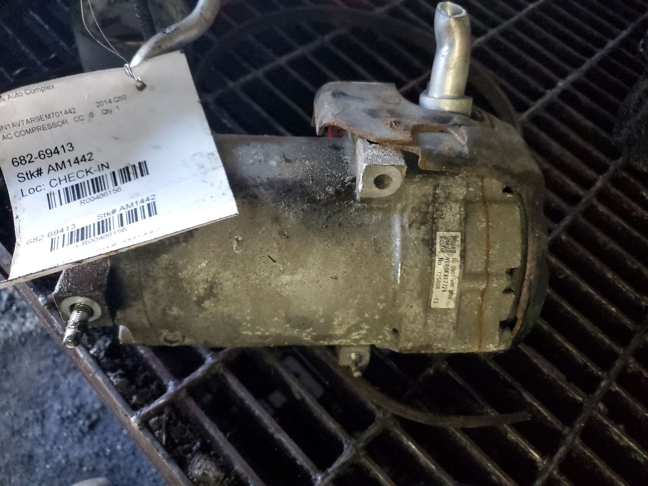 2014 INFINITI Q50 AC COMPRESSOR - 486156 — photo 6