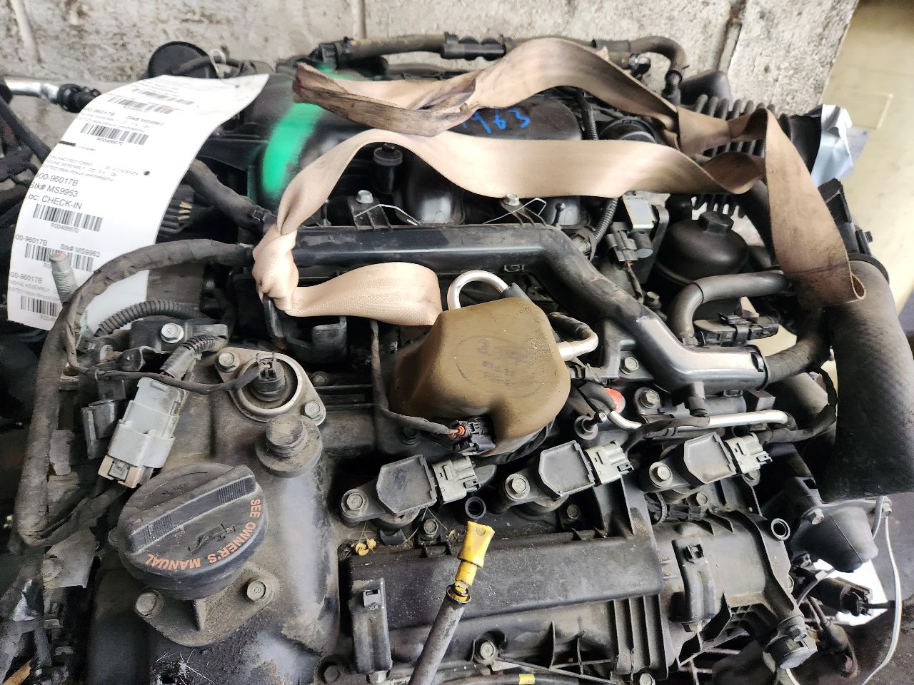 2014 KIA CADENZA ENGINE ASSEMBLY - 486670 — photo 2