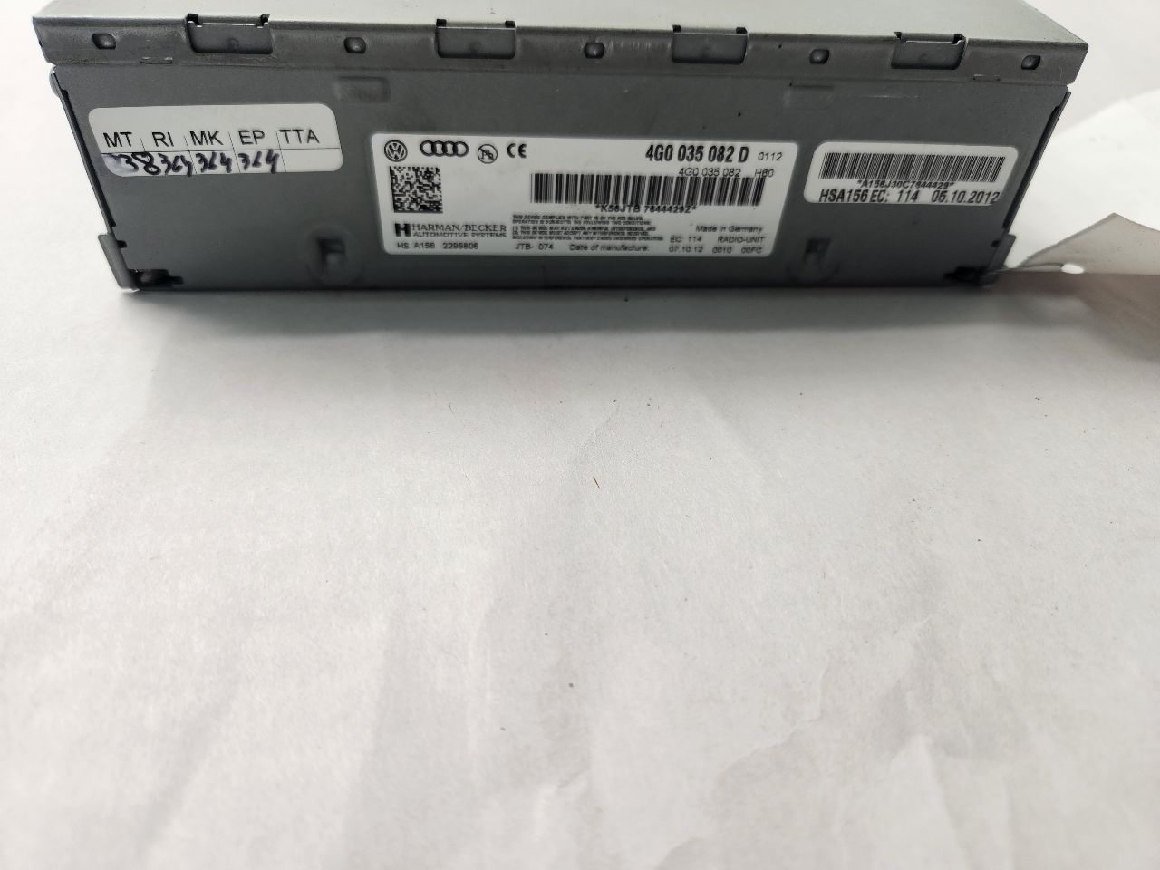 2013 AUDI A6 Radio Audio - 487329