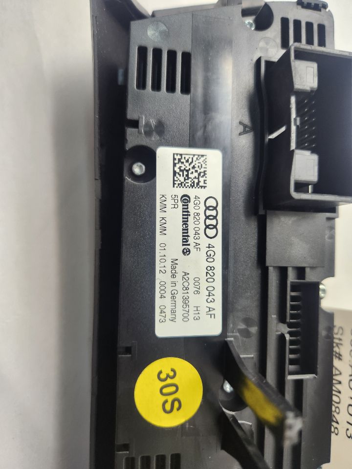 2013 AUDI A6 TEMP CONTROL - 487333 — photo 4