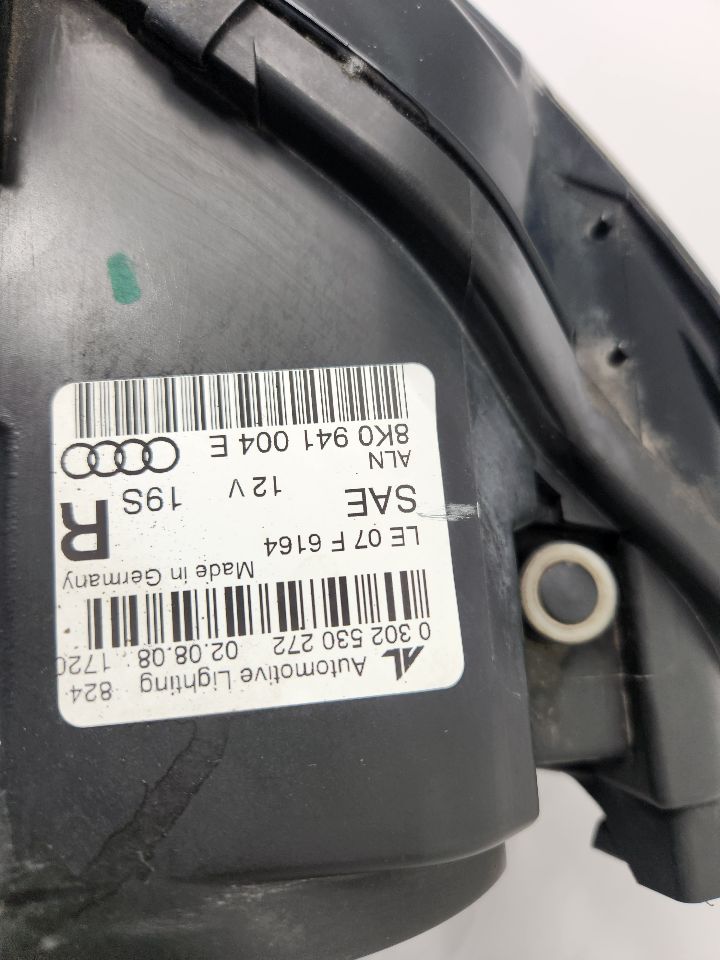 2009 AUDI A4 Right HEADLAMP ASSEMBLY - 487662 — photo 8