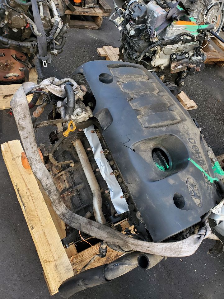 2009 HYUNDAI ACCENT ENGINE ASSEMBLY - 487698