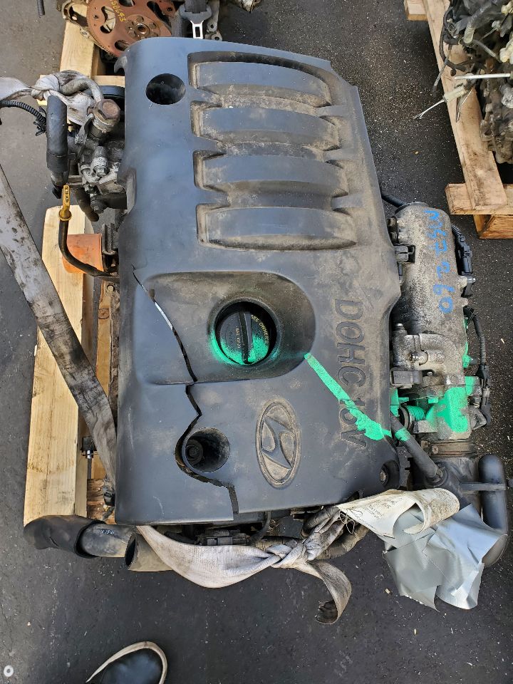 2009 HYUNDAI ACCENT ENGINE ASSEMBLY - 487698 — photo 2