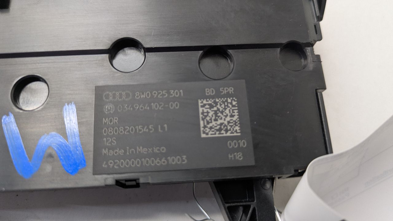 2020 AUDI SQ5 DASH PANEL - 487778 — photo 4