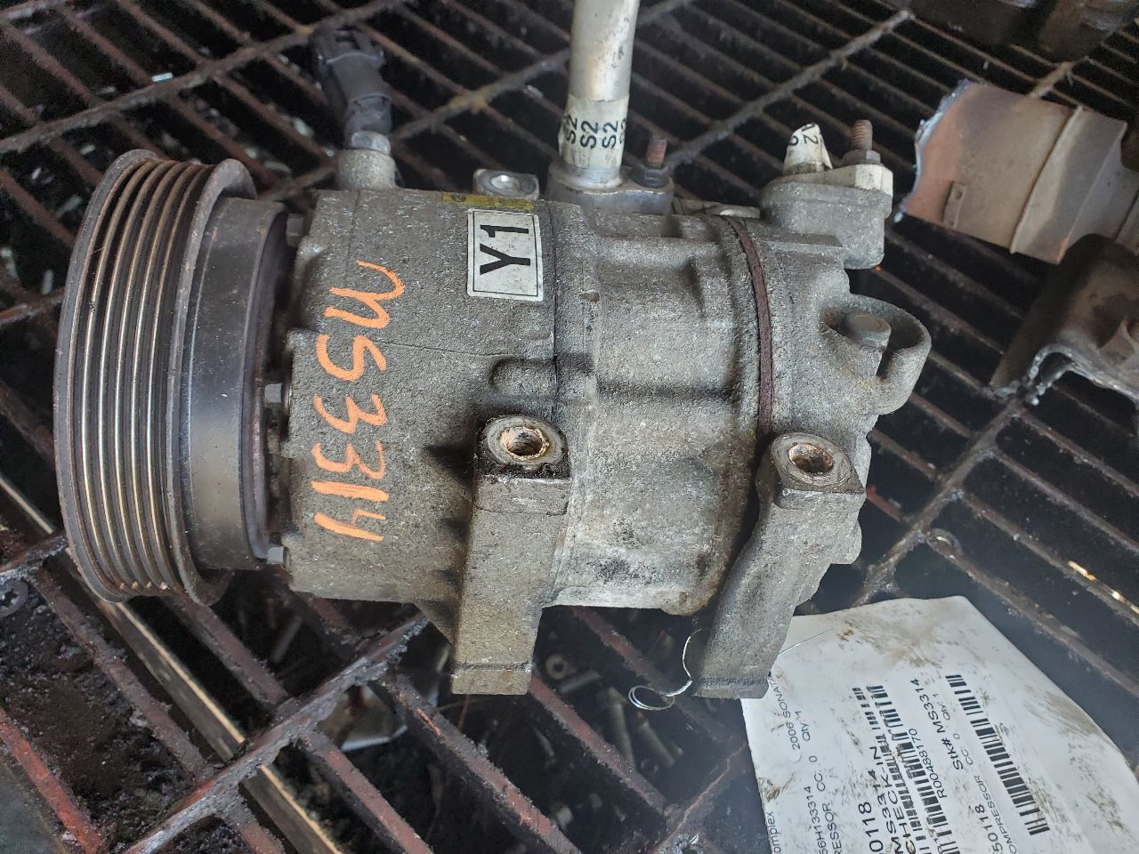 2006 HYUNDAI SONATA AC COMPRESSOR - 488170 — photo 3