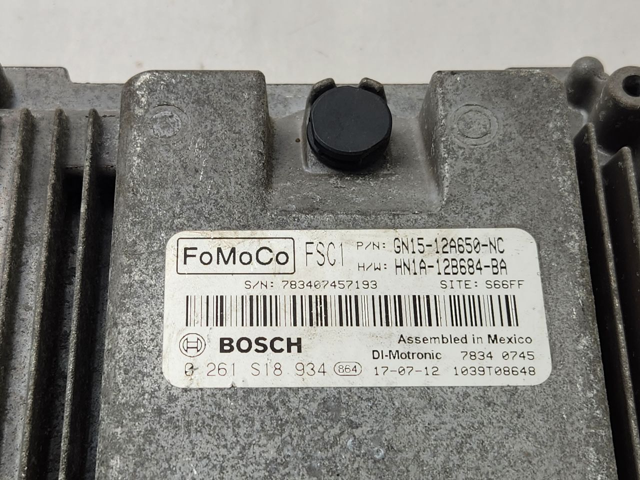 2018 FORD ECOSPORT Eng/Motor Cont Mod - 488212 — photo 5
