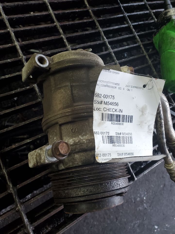 2007 CHEVROLET VAN AC COMPRESSOR - 488830