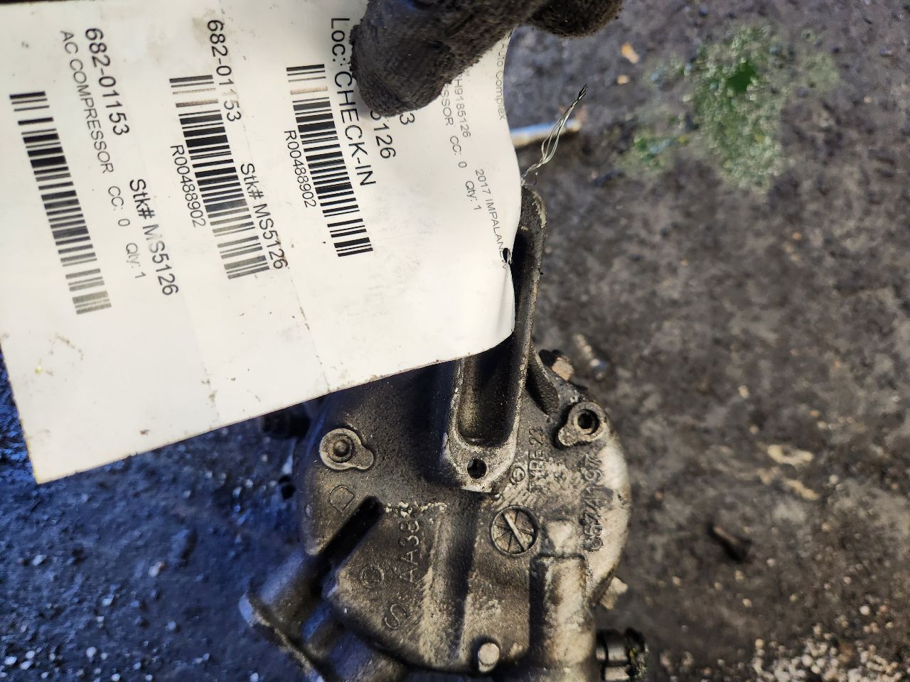 2017 CHEVROLET IMPALA AC COMPRESSOR - 488902 — photo 5
