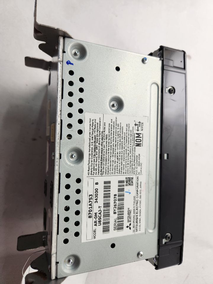 2019 MITSUBISHI OUTLANDER SPORT 2.0L 4cyl Gasoline VVT Radio Audio - 488944 — photo 2
