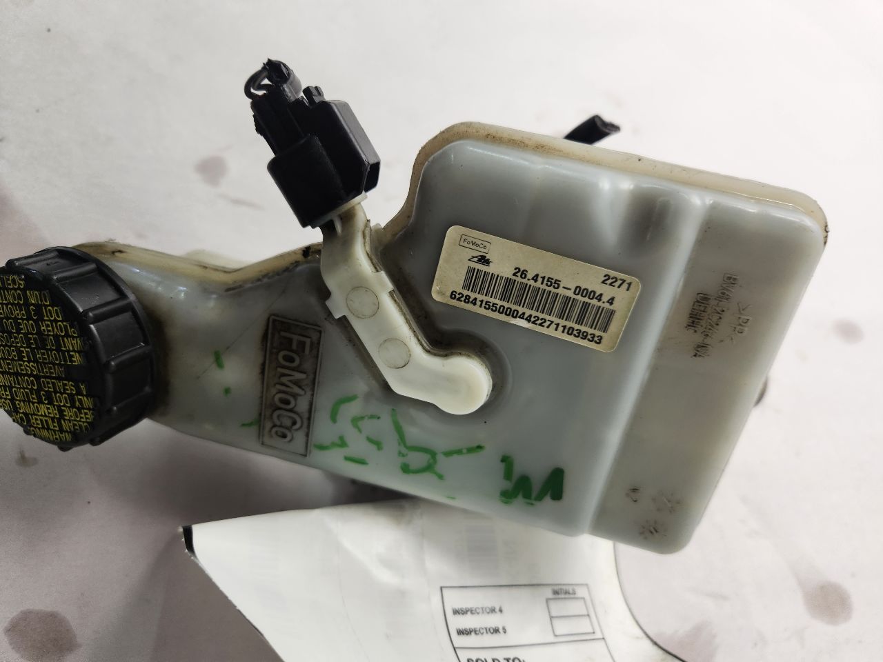 2012 FORD FOCUS BRAKE MASTER CYL - 489071 — photo 1