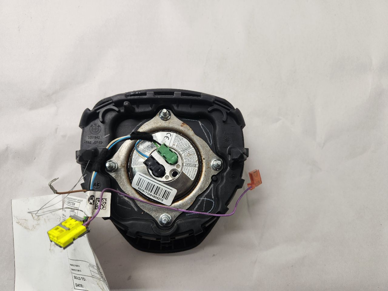 2011 BMW X6 8cyl Gasoline Turbo 4.4 Left AIR BAG - 489122 — photo 7