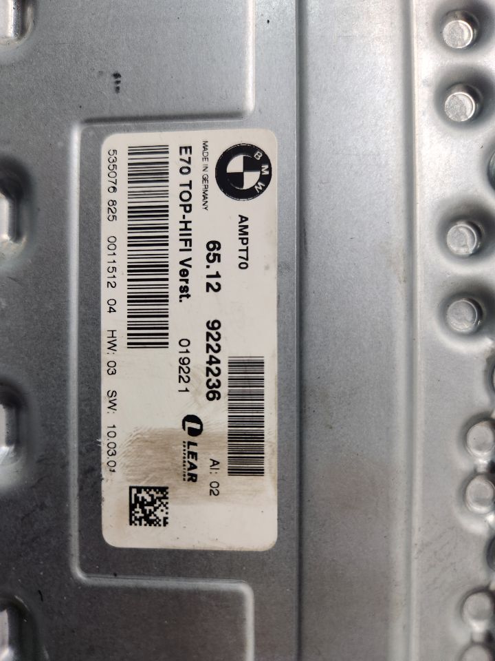 2011 BMW X6 8cyl Gasoline Turbo 4.4 Radio Audio - 489125 — photo 2