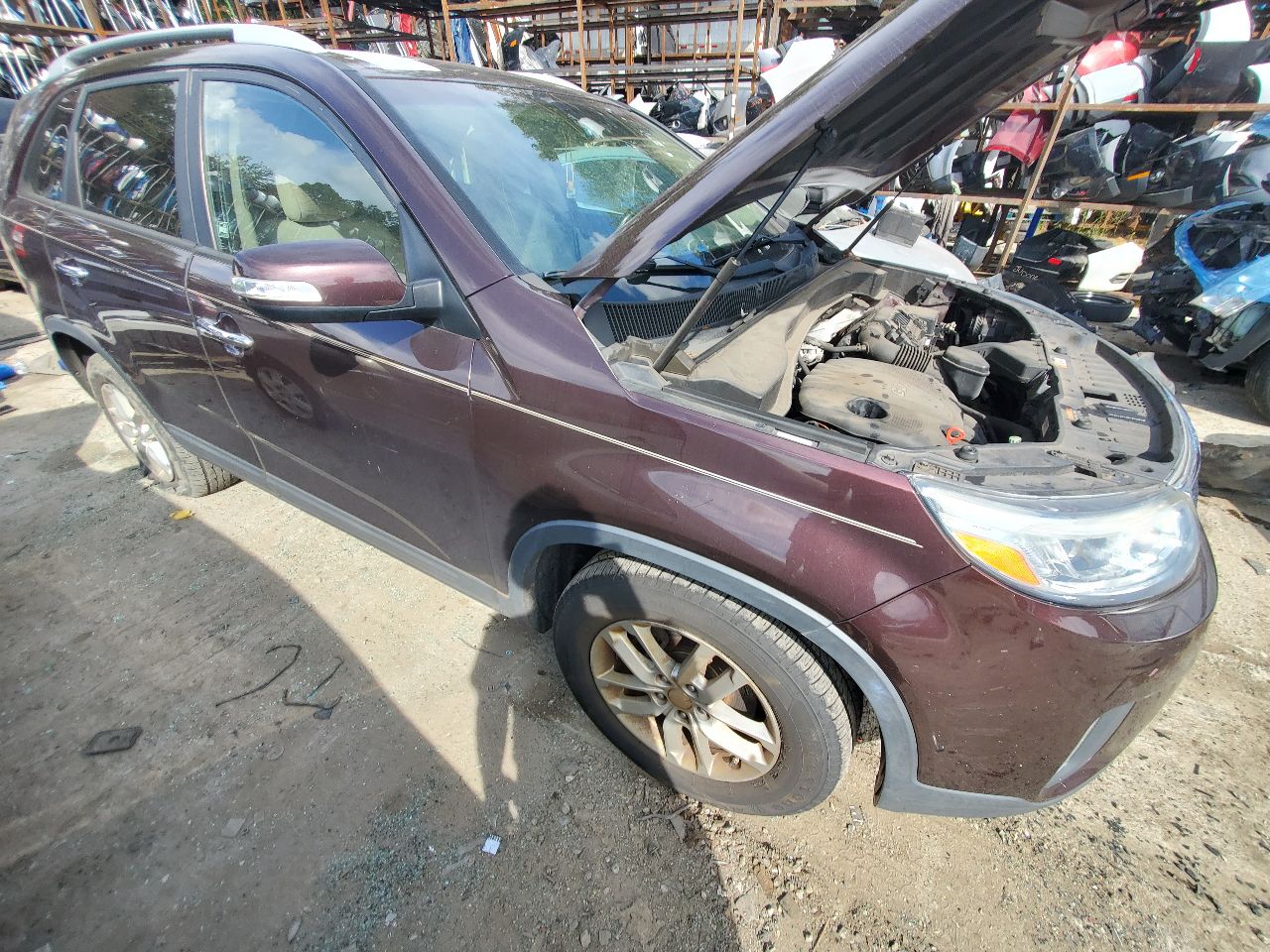 2014 KIA SORENTO 4cyl Gasoline 2.4 STEERING GEAR RACK - 489215 — photo 3