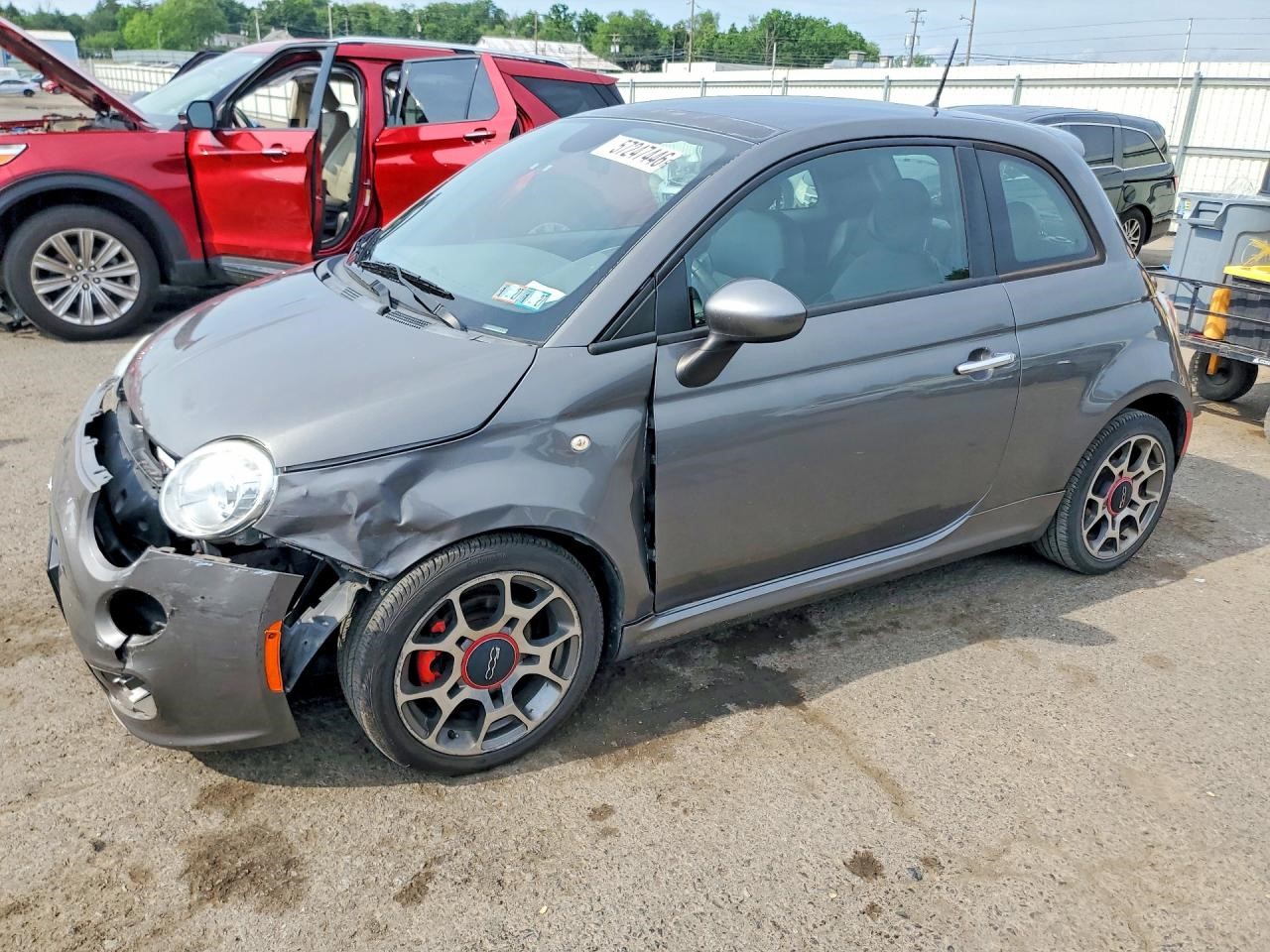 2013 FIAT 500 ENGINE ASSEMBLY - 489344