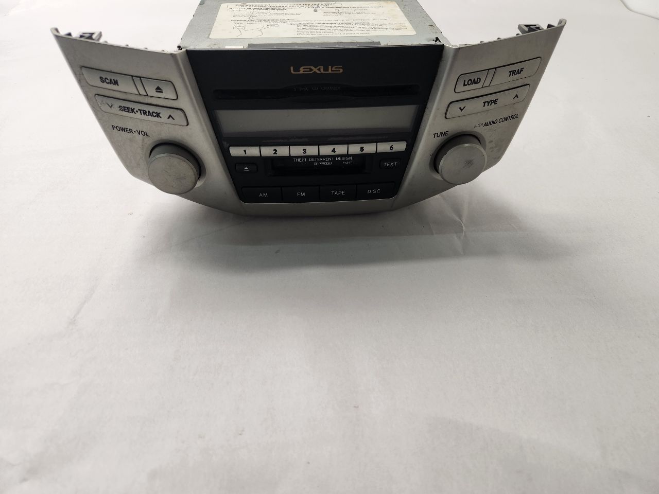 2006 LEXUS RX400H Radio Audio - 489536