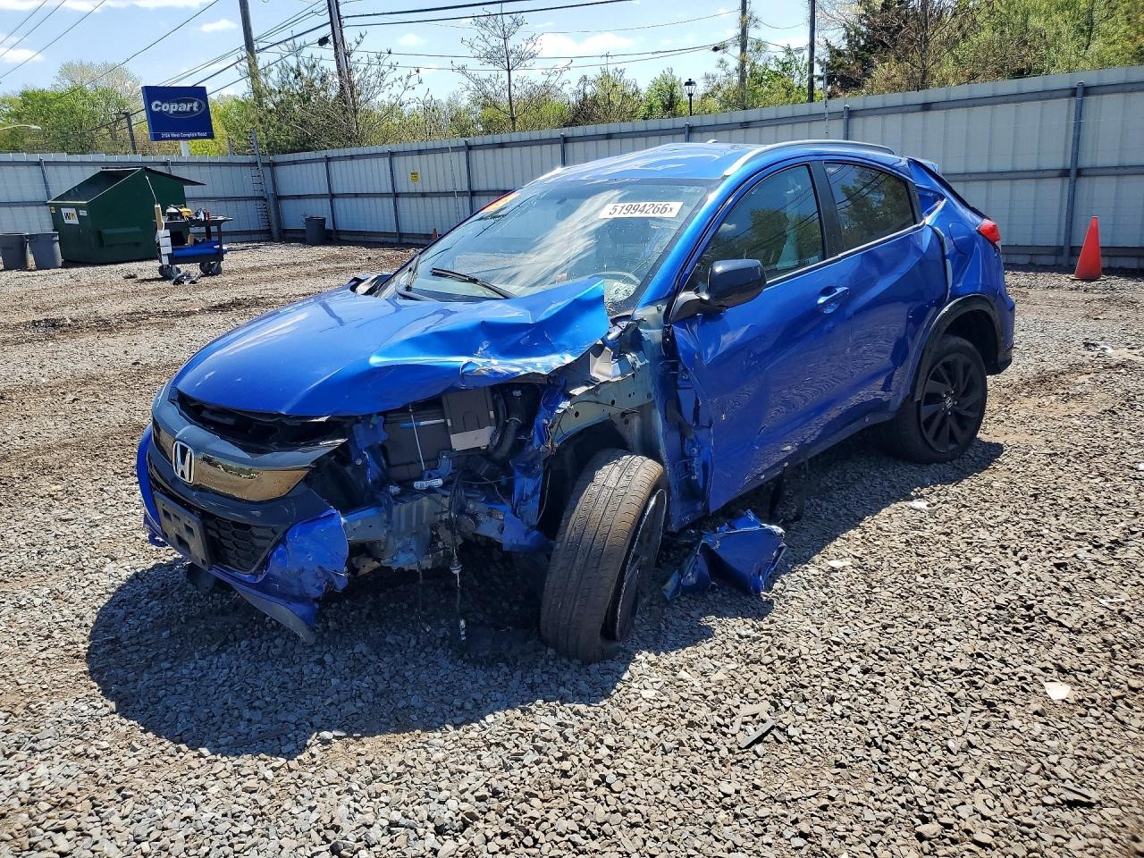 2021 HONDA HR-V CARRIER ASSEMBLY - 489866