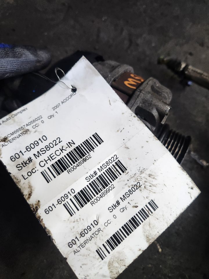2007 HONDA ACCORD ALTERNATOR - 489902 — photo 2