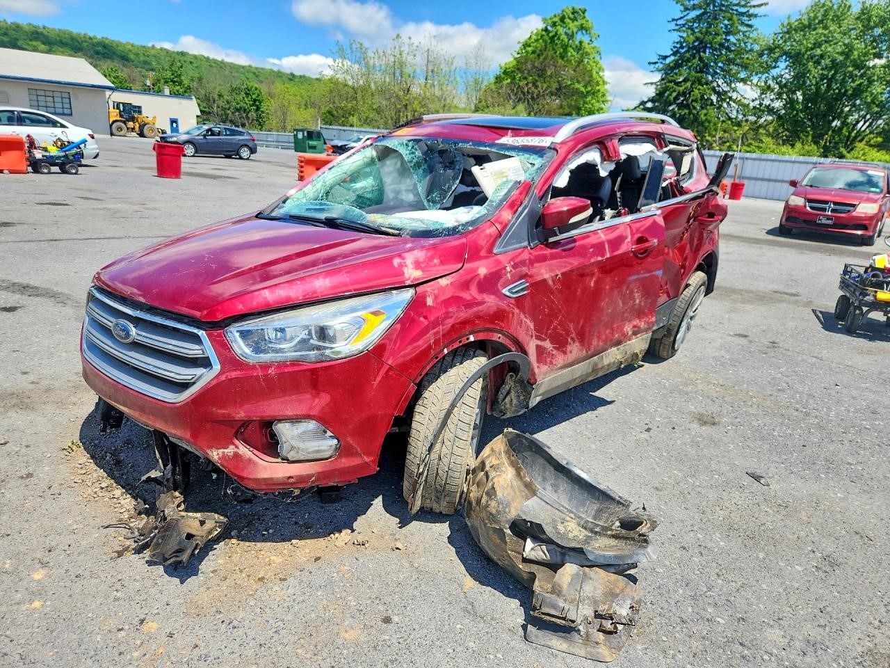 2017 FORD ESCAPE ENGINE ASSEMBLY - 490153