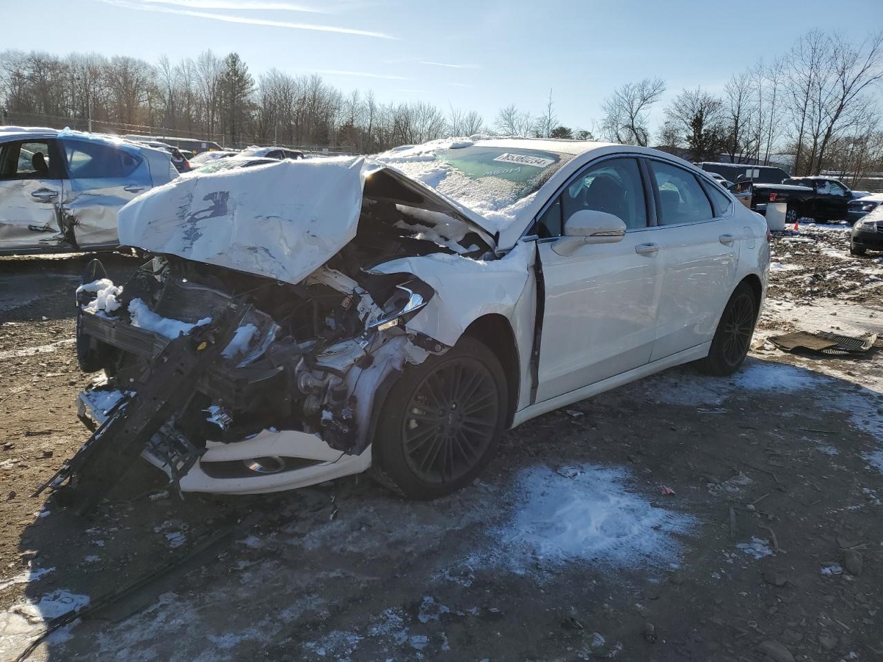 2014 FORD FUSION 4cyl Gasoline Turbo 1.5 ENGINE ASSEMBLY - 490451