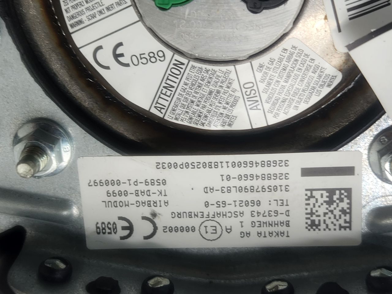 2010 BMW X3 Left AIR BAG - 491233 — photo 6