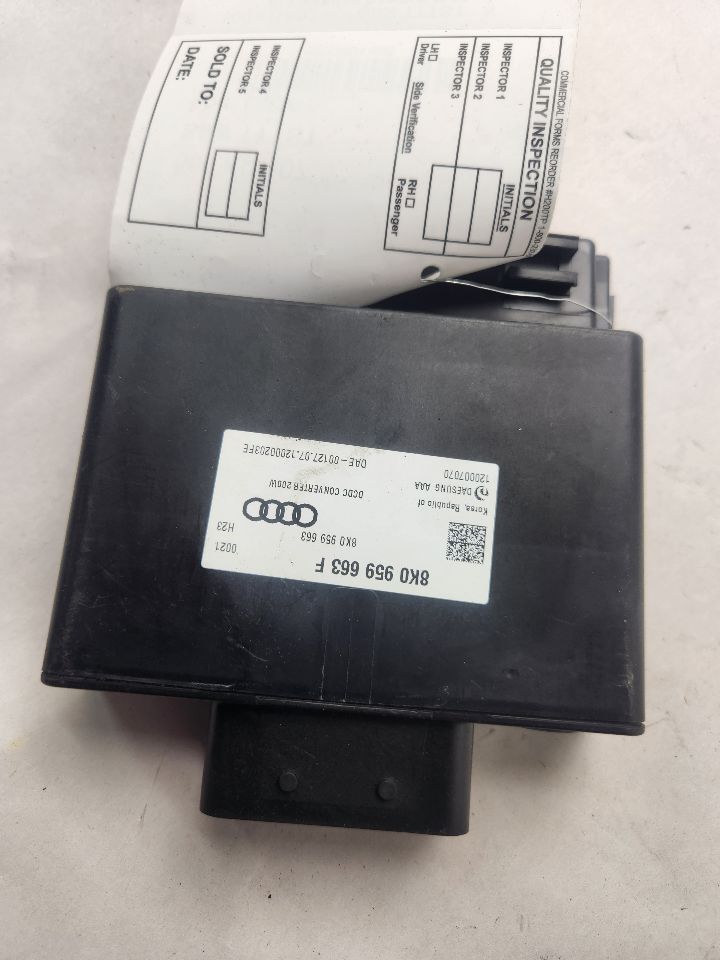 2013 AUDI A6 Chassis Cont Mod - 491495