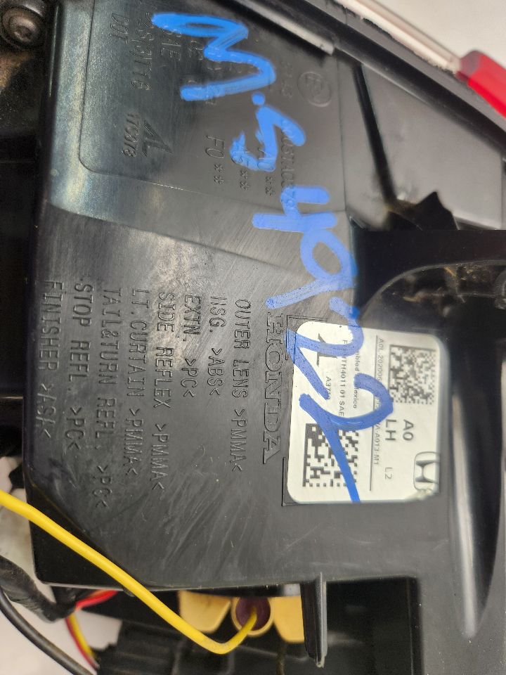 2020 HONDA ACCORD Left TAIL LAMP - 491502 — photo 6