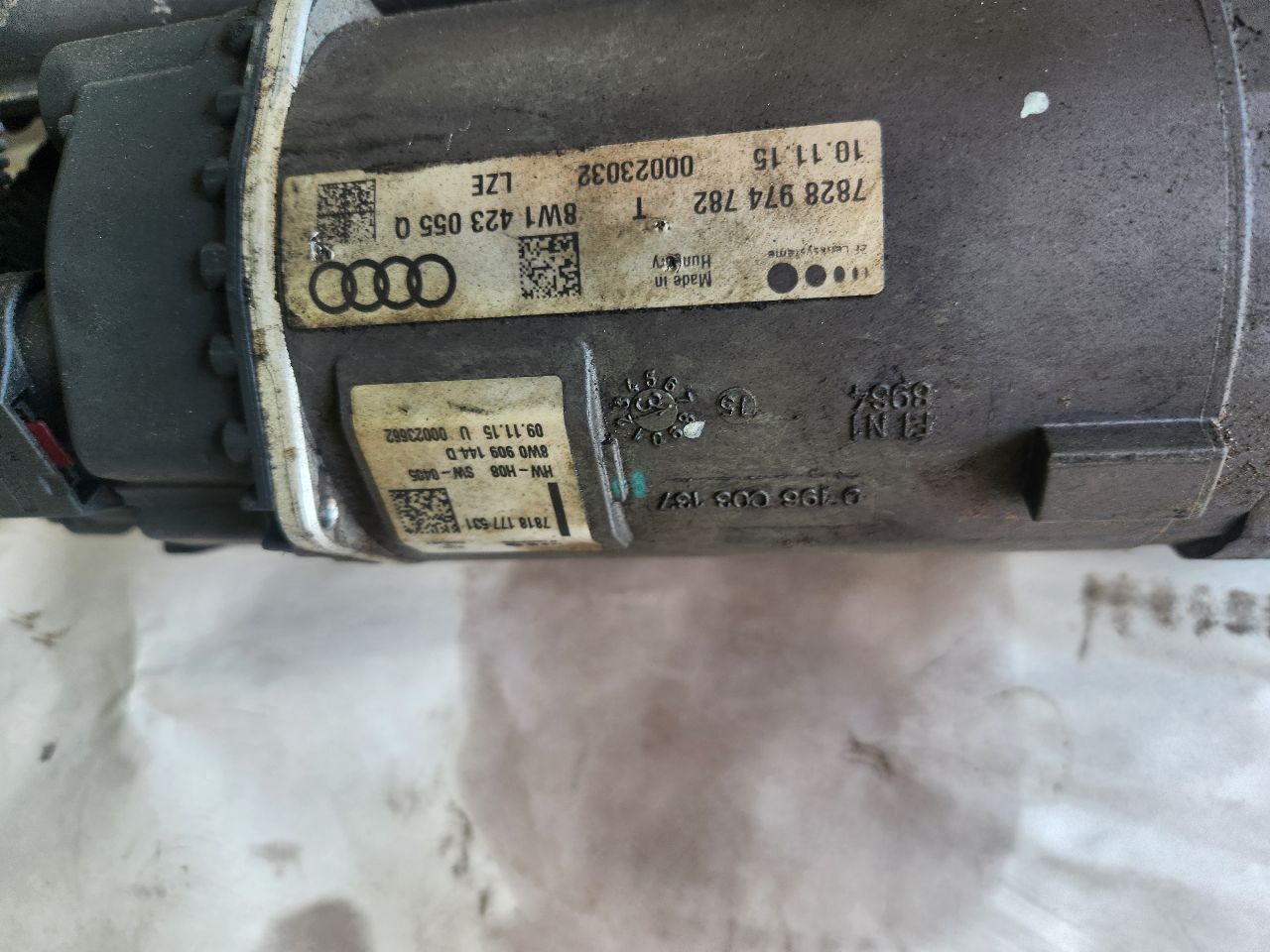 2017 AUDI A4 STEERING GEAR RACK - 491644 — photo 3