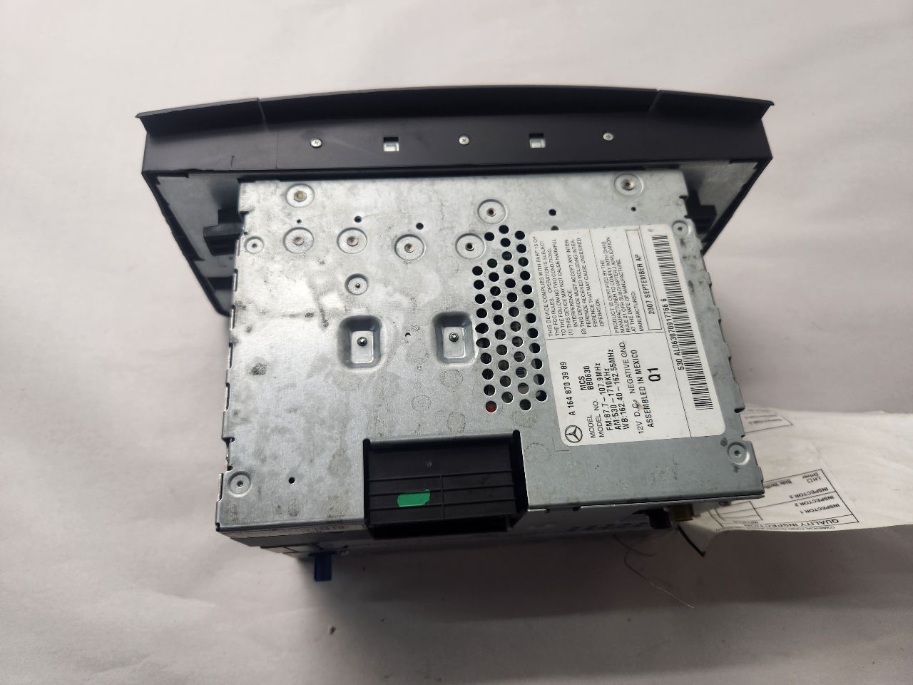 2008 MERCEDES-BENZ GL-CLASS 8cyl Gasoline 4.6 Radio Audio - 492103 — photo 3