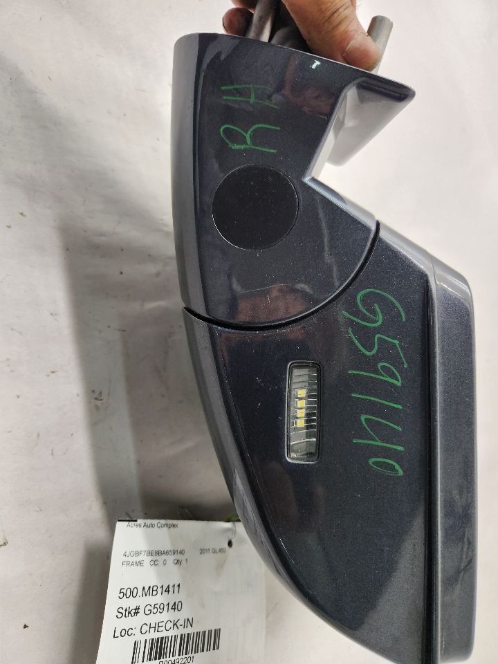 2011 MERCEDES-BENZ GL-CLASS 8cyl Gasoline 4.6 Right SIDE VIEW MIRROR - 492201 — photo 3