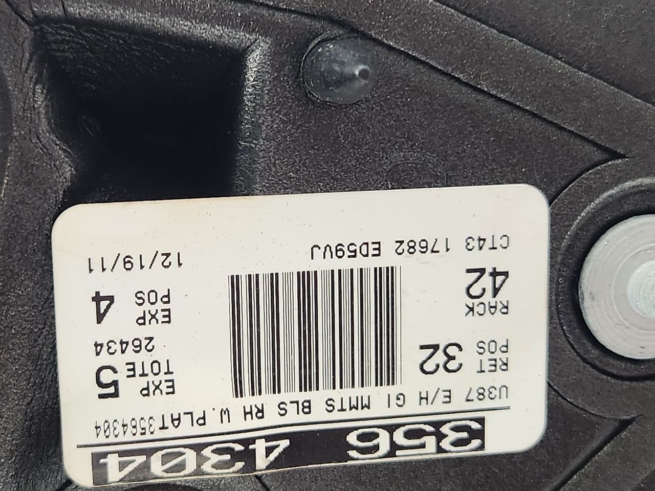 2012 FORD EDGE Right SIDE VIEW MIRROR - 492297 — photo 6