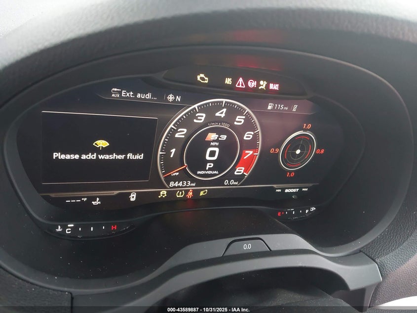 2017 AUDI S3 CARRIER ASSEMBLY - 492948 — photo 4
