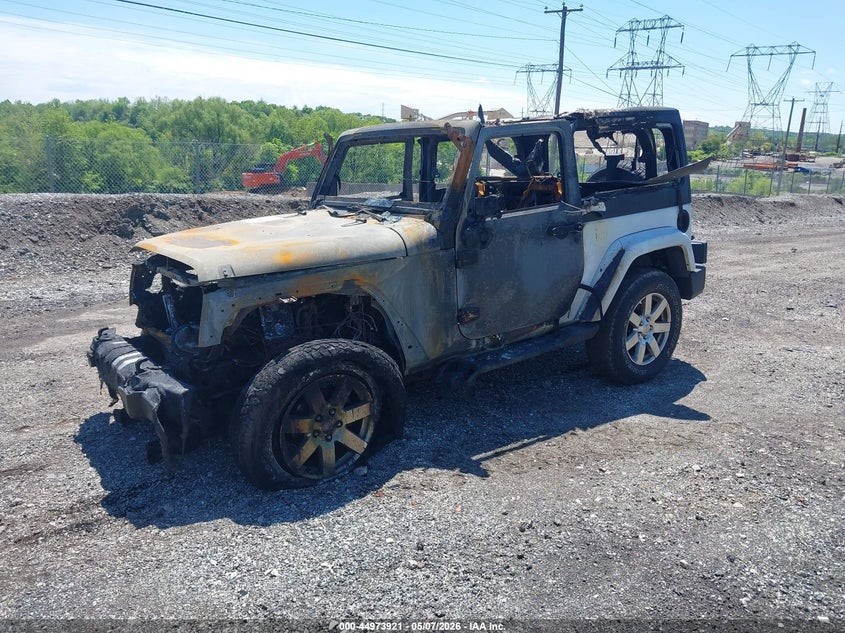 2012 JEEP WRANGLER AXLE ASSEMBLY, RR - 492983 — photo 2