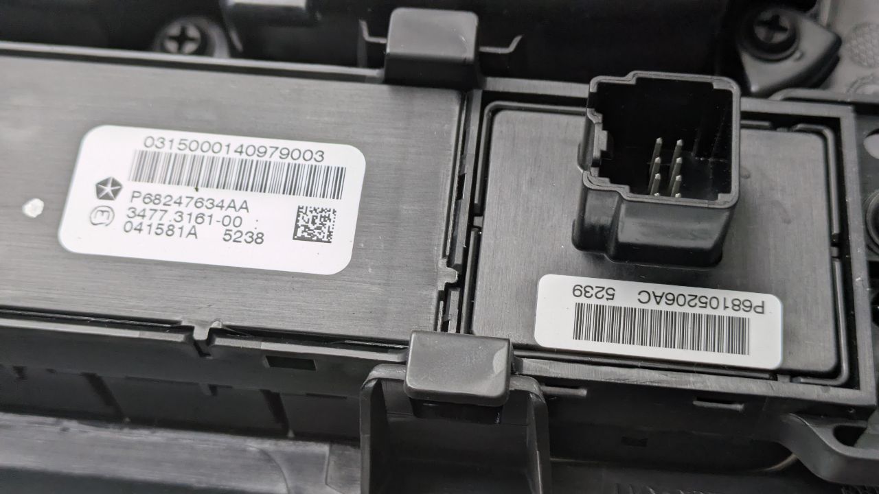 2016 DODGE 1500 PICKUP TEMP CONTROL - 493134 — photo 5