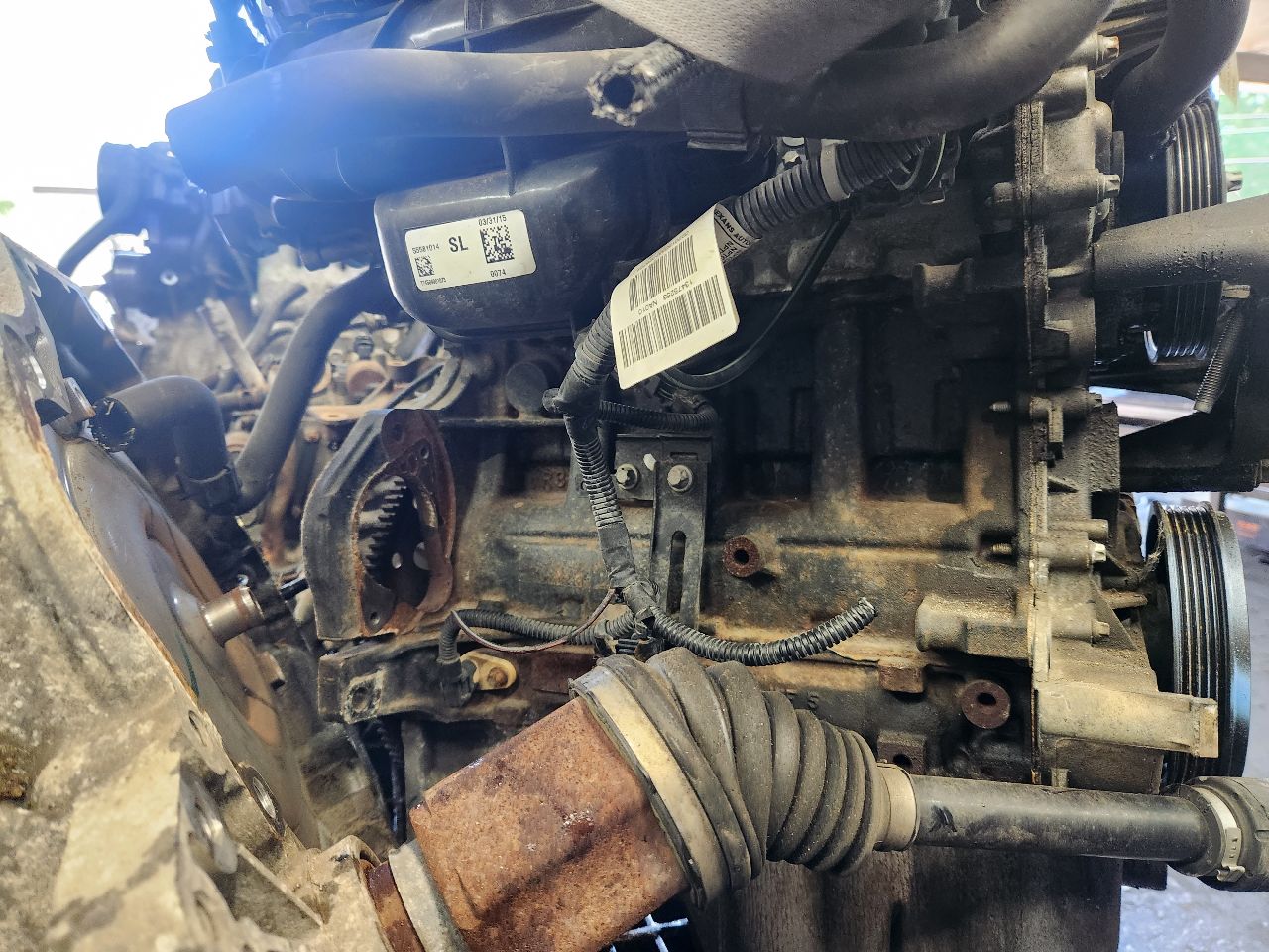 2015 CHEVROLET CRUZE ENGINE ASSEMBLY - 493225 — photo 2