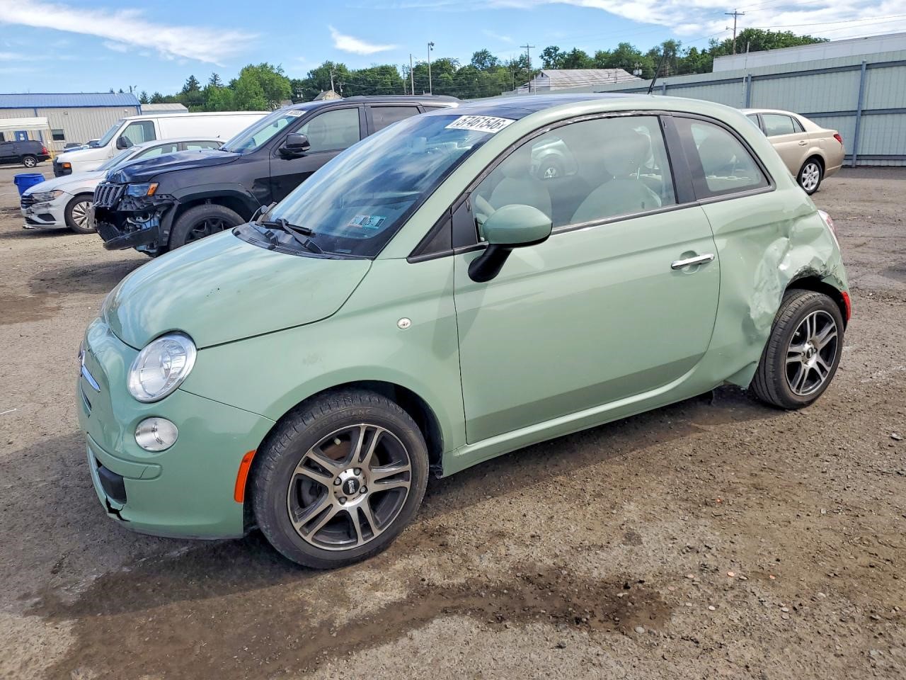 2012 FIAT 500 ENGINE ASSEMBLY - 493408