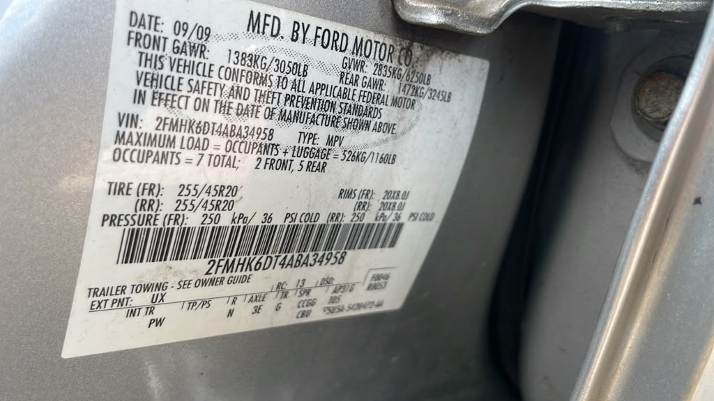 2010 FORD FLEX BUMPER ASSY, FRONT - 493680 — photo 6