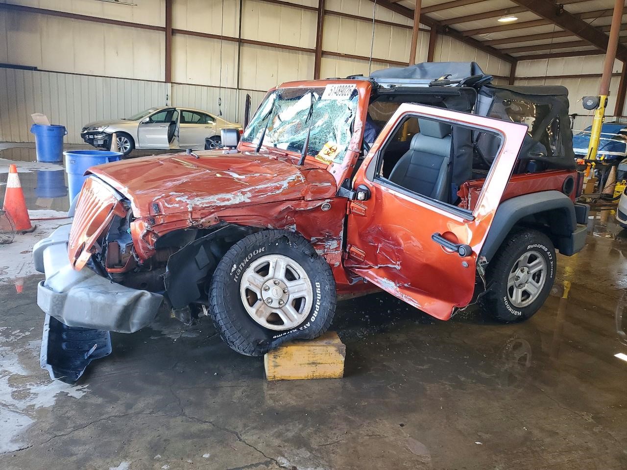 2009 JEEP WRANGLER AXLE ASSEMBLY, RR - 494004