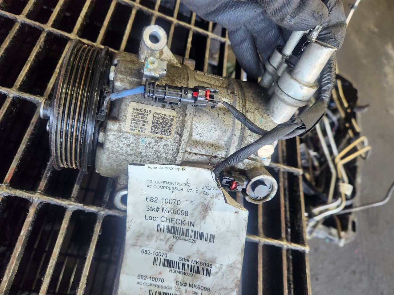 2022 GMC CANYON AC COMPRESSOR - 494029 — photo 5