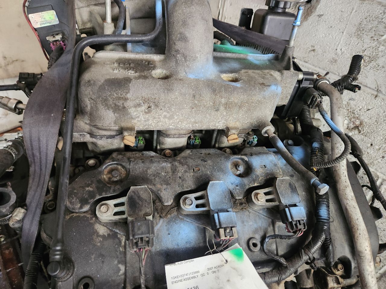 2007 GMC ACADIA ENGINE ASSEMBLY - 494619 — photo 2