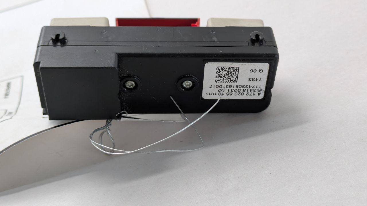 2018 MERCEDES-BENZ GLS-CLASS 3.0L 6cyl Turbo Gasoline Dsh/Int/Seat Switch - 494815